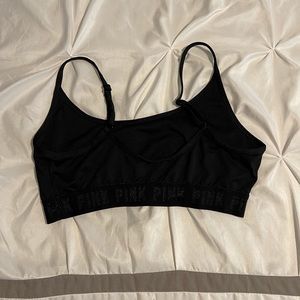 PINK vs sports bra black size m